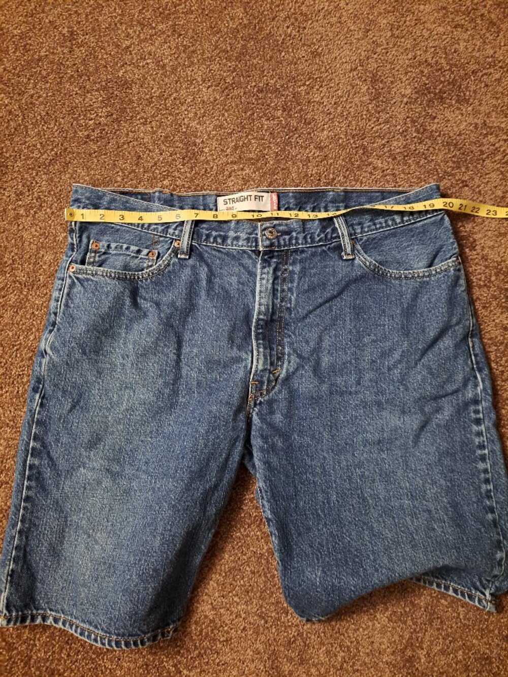 Levi's Men's 505 Straight Fit Denim Jean Shorts - Picture 6 of 7
